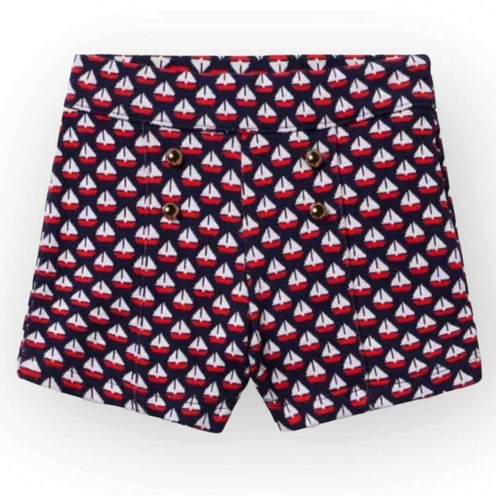 Janie and Jack NWT Sailboat Jacquard Print. Size 10